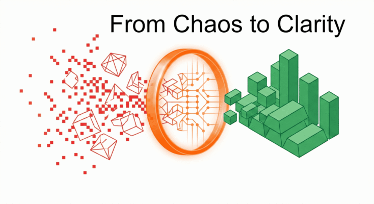 The alchemy of turning chaotic risk into solid value.